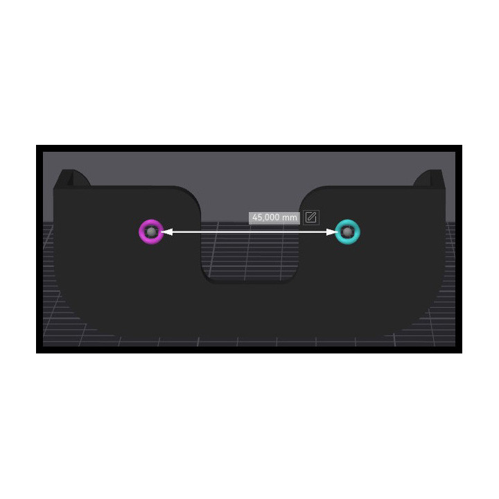 support-mural-apple-tv-4k-noir-impression-3d