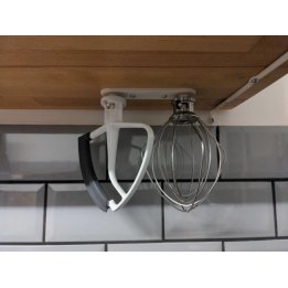 Support Double sous meuble, Mural pour Accessoires KitchenAid – Organisation Cuisine Optimisée