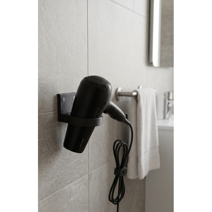 Support Mural Universel pour Sèche-Cheveux | Design Robuste 3D