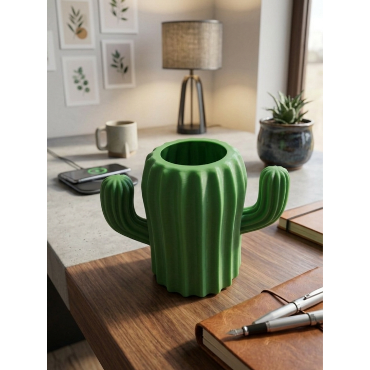 Pot à Crayons Cactus et Organisateur de Salle de Bain | 3DPrintLand