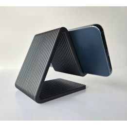 Support Smartphone de Bureau et Table de Nuit avec Passage de Câble