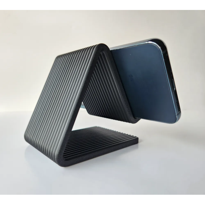 Support Smartphone de Bureau et Table de Nuit avec Passage de Câble