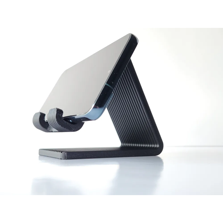 Support Smartphone de Bureau et Table de Nuit avec Passage de Câble