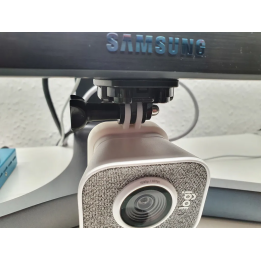 Support pour Logitech StreamCam - Fixation Compatible Griffe GoPro