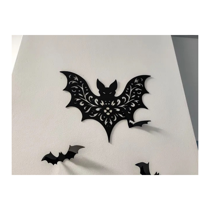 Déco murale Halloween chauve